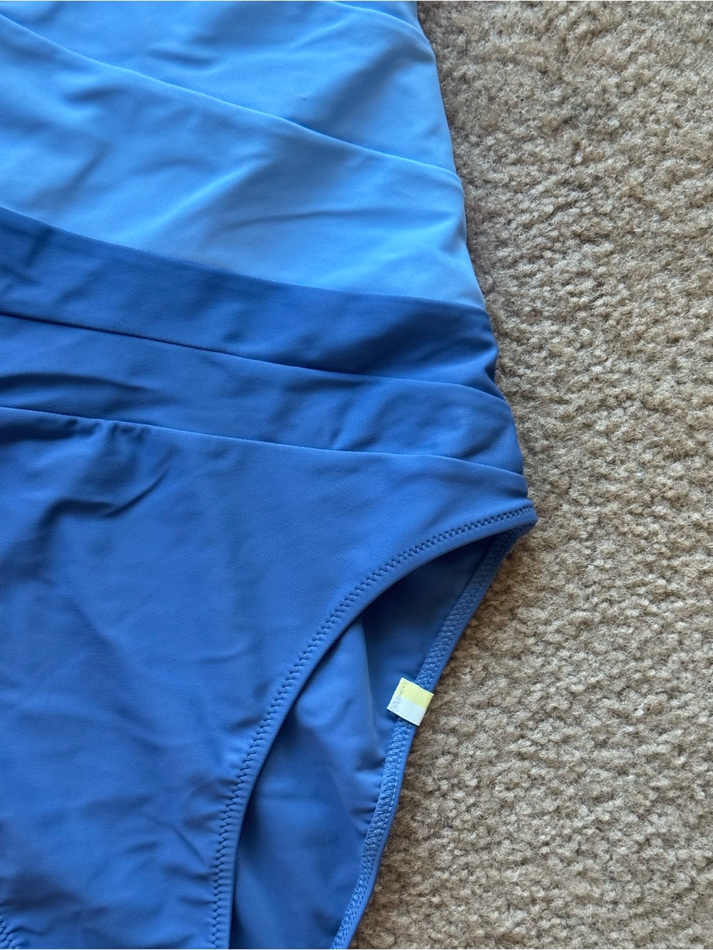 Summersalt The Sidestroke One Shoulder Swimsuit Blue 6 - Picture 2 of 4